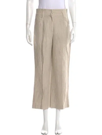 Pre-owned Brunello Cucinelli Wide Leg Pants In Neutral