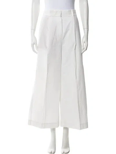 Pre-owned Brunello Cucinelli Wide Leg Pants In Neutral