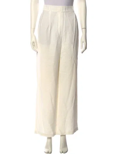 Pre-owned Brunello Cucinelli Wide Leg Pants In Neutral