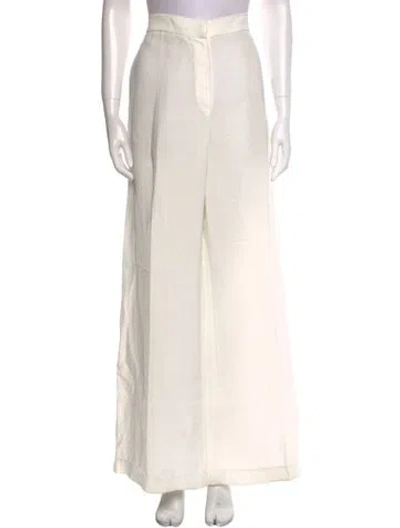 Pre-owned Brunello Cucinelli Wide Leg Pants In Neutral