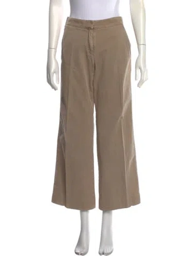 Pre-owned Brunello Cucinelli Wide Leg Pants In Neutral