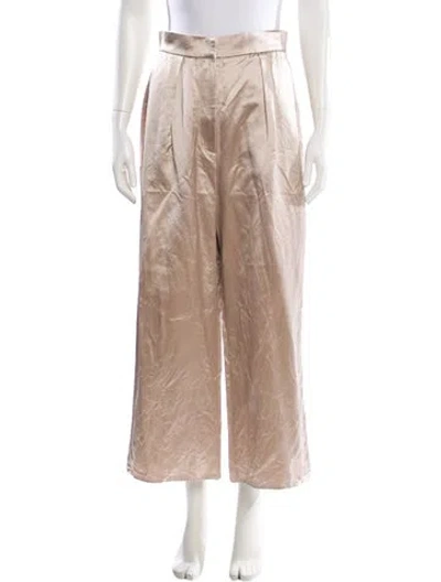 Pre-owned Brunello Cucinelli Wide Leg Pants In Neutral