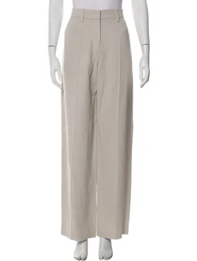 Pre-owned Brunello Cucinelli Wide Leg Pants In Neutral