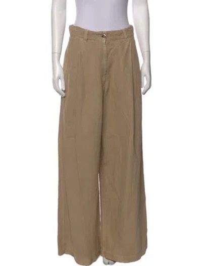 Pre-owned Brunello Cucinelli Wide Leg Pants In Neutral