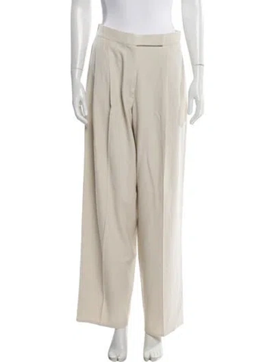 Pre-owned Brunello Cucinelli Wide Leg Pants In Neutral