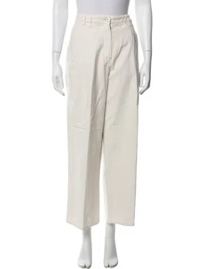 Pre-owned Brunello Cucinelli Wide Leg Pants In Neutral