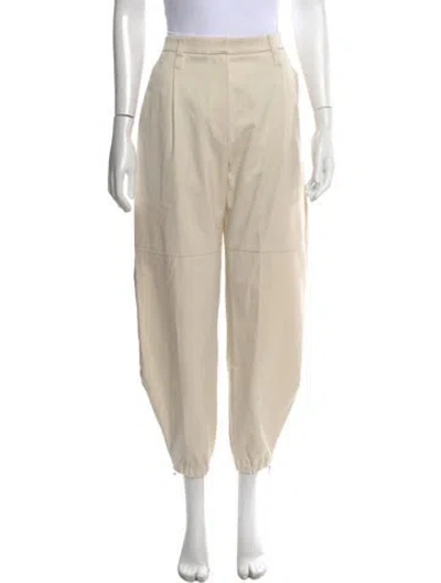 Pre-owned Brunello Cucinelli Wide Leg Pants In Neutral