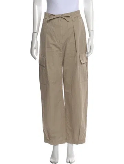 Pre-owned Brunello Cucinelli Wide Leg Pants In Neutral