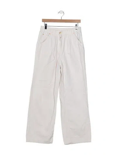 Pre-owned Brunello Cucinelli Wide Leg Pants In Neutral