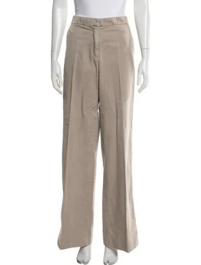 Pre-owned Brunello Cucinelli Wide Leg Pants In Neutral