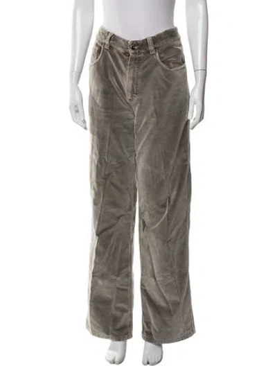 Pre-owned Brunello Cucinelli Wide Leg Pants In Neutral