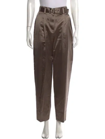 Pre-owned Brunello Cucinelli Wide Leg Pants In Neutral