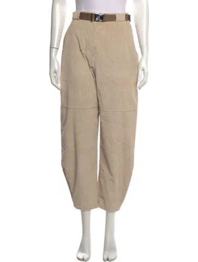 Pre-owned Brunello Cucinelli Wide Leg Pants In Neutral