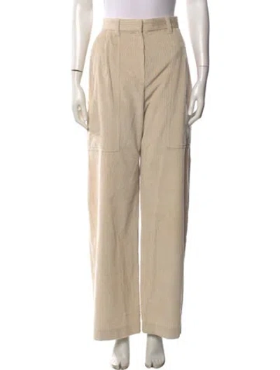 Pre-owned Brunello Cucinelli Wide Leg Pants In Neutral