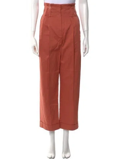 Pre-owned Brunello Cucinelli Wide Leg Pants In Orange