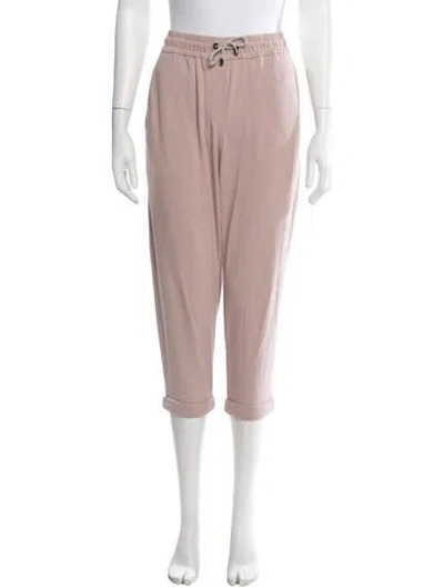 Pre-owned Brunello Cucinelli Wide Leg Pants In Pink