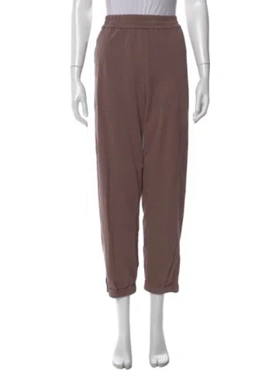 Pre-owned Brunello Cucinelli Wide Leg Pants In Purple
