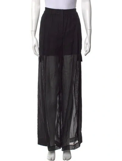 Pre-owned Brunello Cucinelli Wide Leg Pants W/ Tags In Black