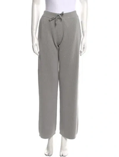 Pre-owned Brunello Cucinelli Wide Leg Pants W/ Tags In Gray