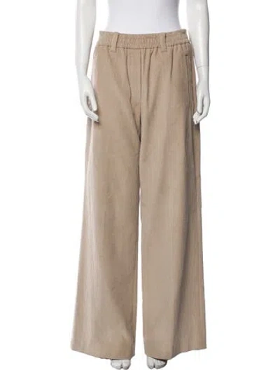 Pre-owned Brunello Cucinelli Wide Leg Pants W/ Tags In Neutral