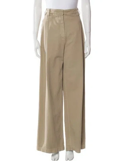 Pre-owned Brunello Cucinelli Wide Leg Pants W/ Tags In Neutral
