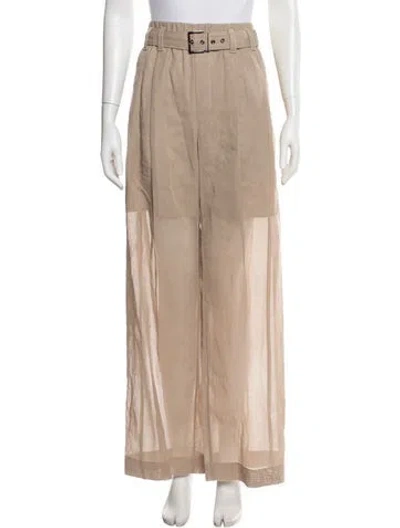 Pre-owned Brunello Cucinelli Wide Leg Pants W/ Tags In Neutral