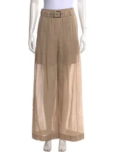 Pre-owned Brunello Cucinelli Wide Leg Pants W/ Tags In Neutral