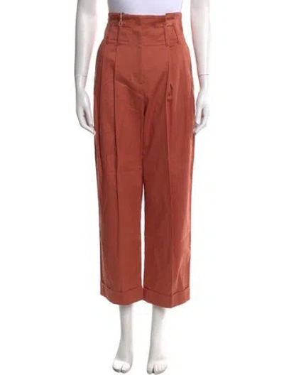 Pre-owned Brunello Cucinelli Wide Leg Pants W/ Tags In Orange