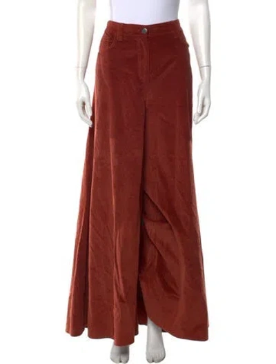 Pre-owned Brunello Cucinelli Wide Leg Pants W/ Tags In Red