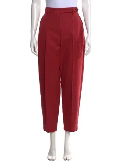 Pre-owned Brunello Cucinelli Wide Leg Pants W/ Tags In Red