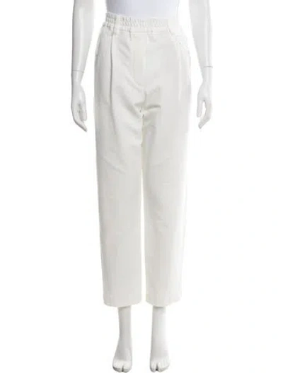 Pre-owned Brunello Cucinelli Wide Leg Pants W/ Tags In White