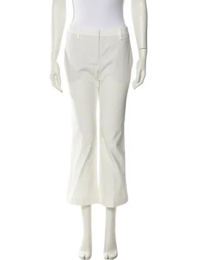 Pre-owned Brunello Cucinelli Wide Leg Pants In White