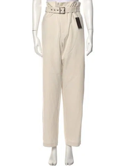 Pre-owned Brunello Cucinelli Wide Leg Pants In White