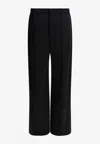 Brunello Cucinelli Wide-leg Tailored Pants In Black