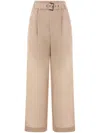 Brunello Cucinelli Relaxed Fit Trousers With Elasticated Waistband