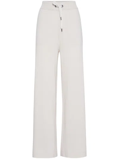 BRUNELLO CUCINELLI WIDE LEG TROUSERS