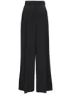 Brunello Cucinelli Wide-leg Trousers In Black