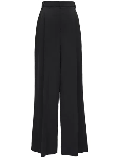 Brunello Cucinelli Wide-leg Trousers In Black