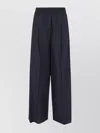 Brunello Cucinelli Wide Leg Trousers For A Luxe Look In Black