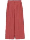 Brunello Cucinelli Wide-leg Trousers In Red