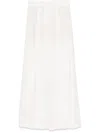 Brunello Cucinelli Wide-leg Trousers In White