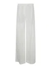 Brunello Cucinelli Wide Leg Trousers In White