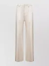 Brunello Cucinelli Wide-leg Trousers With Back Patch Pockets In Nude