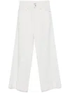 Brunello Cucinelli Women Linen And Cotton Loose Pants In White
