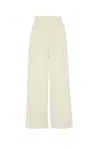 Brunello Cucinelli Wide-leg Trousers With High Waist In White