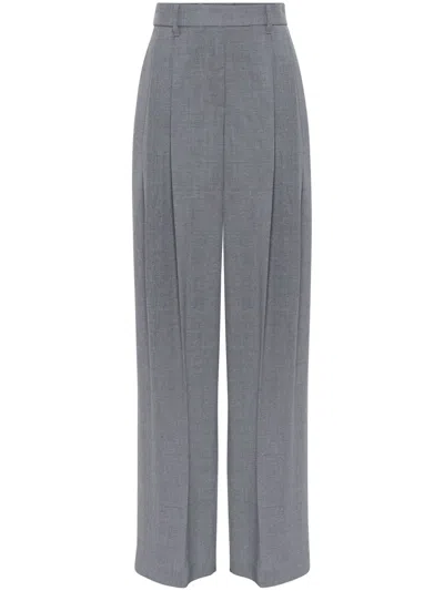 BRUNELLO CUCINELLI WIDE-LEG WOOL TROUSERS