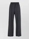 Brunello Cucinelli Grey Pants With Elastic Waist In Wool Blend Stretch Woman