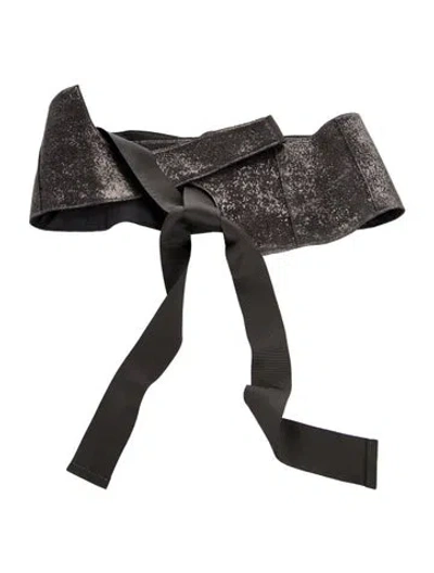 Pre-owned Brunello Cucinelli Wide Patent Leather Waist Belt