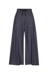 Brunello Cucinelli Cropped Mid-rise Flared Jeans In Dark Denim