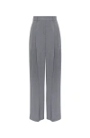 Brunello Cucinelli Wool Trousers In Medium Grey